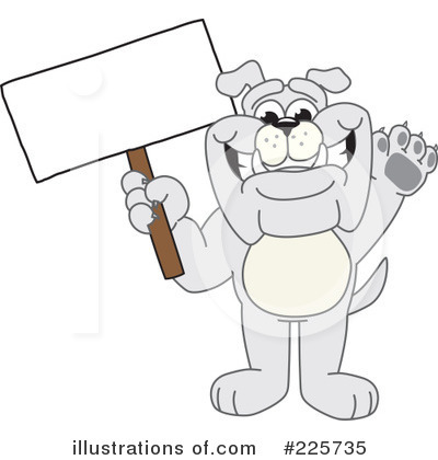 Bulldog Mascot Clipart  225735 By Toons4biz   Royalty Free  Rf  Stock    