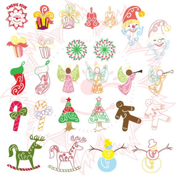 Christmas Ornament Digital Clipart Printable By Cheriereve      Review    