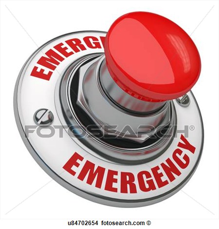 Emergency Preparedness Clipart Emergency Button Artwork