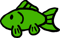 Green Fish Clipart
