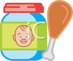 Jar Of Baby Food Clipart Image