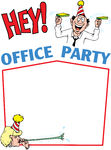 Office Party Vector Clip Art