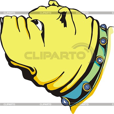 Pin French Bulldog Wearing A Colorful Collar With Bells Stock Vector
