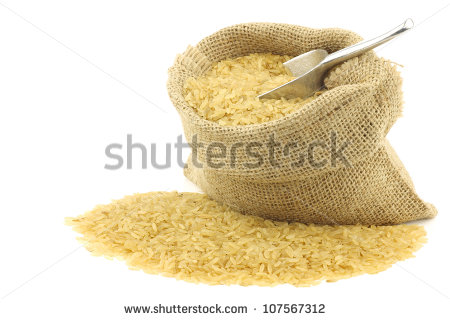 Rice Bag Clipart Unpolished Rice Whole Grain Cloth