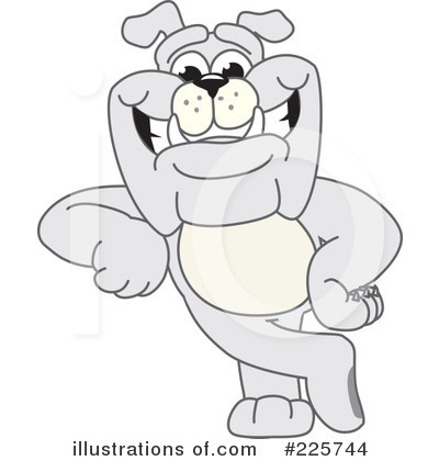 Royalty Free  Rf  Bulldog Mascot Clipart Illustration By Toons4biz