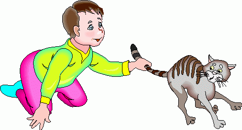 Baby Playing With Cat Clipart   Baby Playing With Cat Clip Art