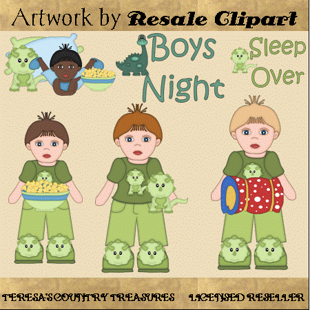 Boys Sleepover 4 Clipart Boys Sleepover 4 Clipart From Resale Clipart
