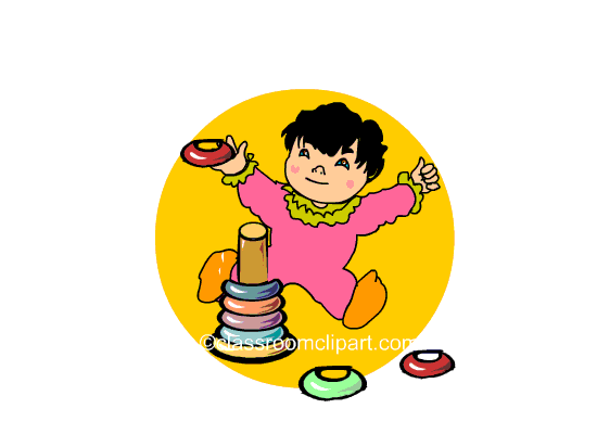 Children Animated Clipart  Baby Playing 912cc   Classroom Clipart