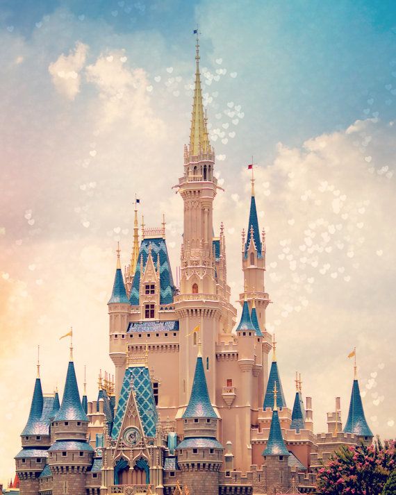 Cinderella S Castle Walt Disney World Princess Nursery Art Magical