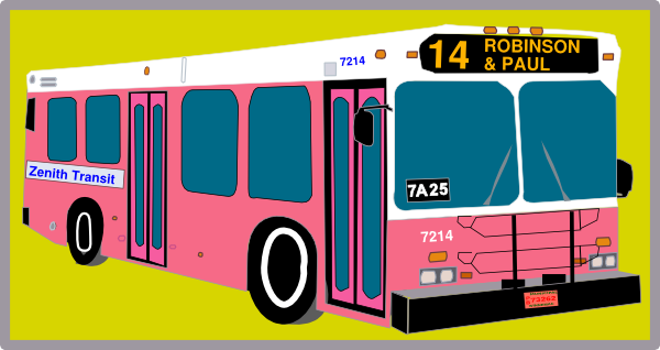 City Bus Clipart Bus Clip Art   Vector Clip Art