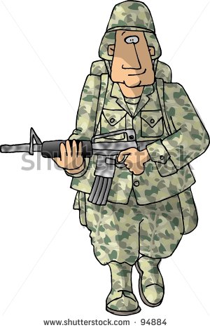 Com Pic 94884 Stock Photo Clipart Illustration Of A Us Army Guy Html