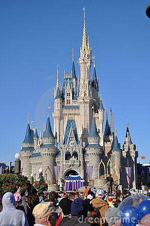 Disney Cinderella Castle Walt Disney World Editorial Stock Image