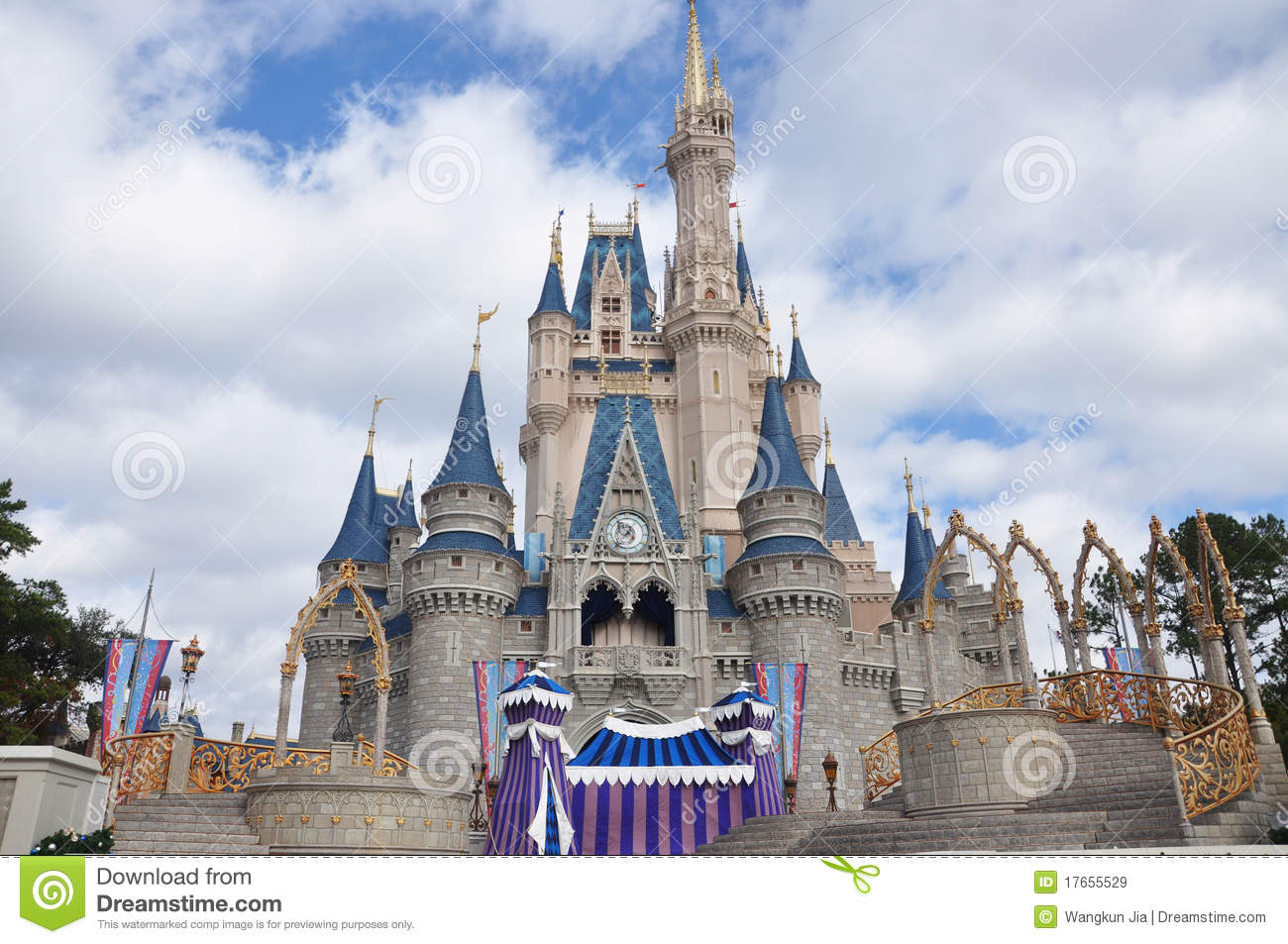Disney Cinderella Castle Walt Disney World Editorial Stock Image    