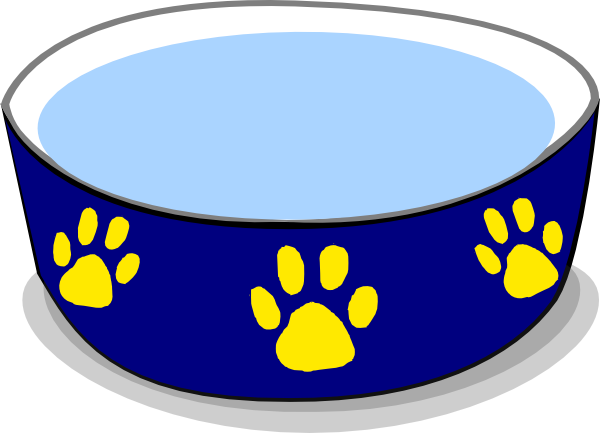 Dog Water Bowl Clip Art At Clker Com   Vector Clip Art Online Royalty