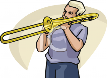 Download Playing Trombone Clipart