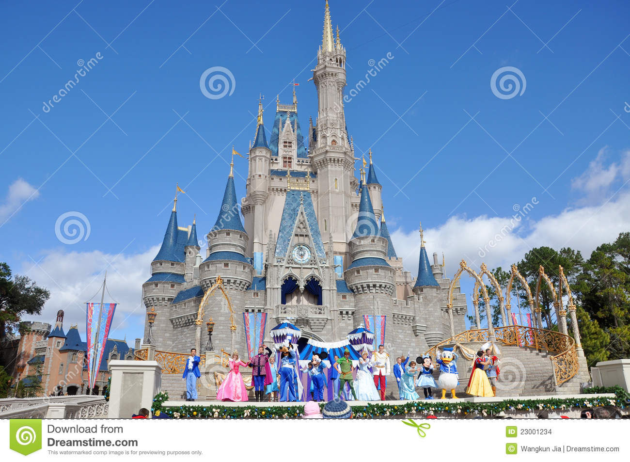 Editorial Stock Image  Disney Cinderella Castle Walt Disney World