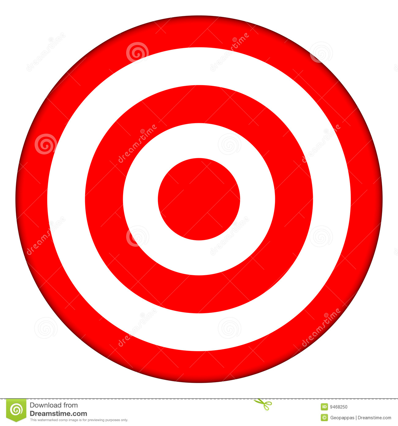Large Targets Bullseye Clipart
