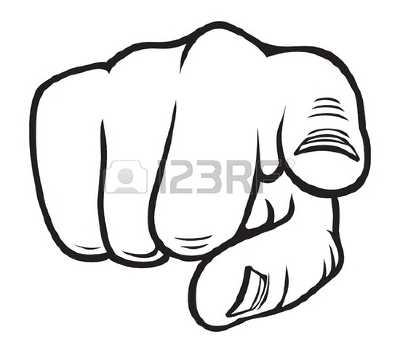 Pointing Hand Vector 18689642 Hand Pointing Jpg