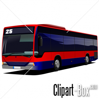 Related Modern City Bus Cliparts