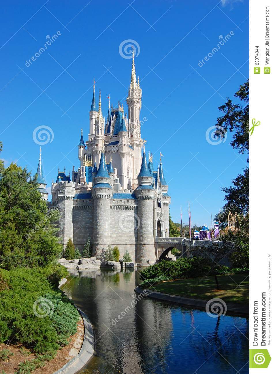 Walt Disney World Castle Clipart Side View Cinderella Castle