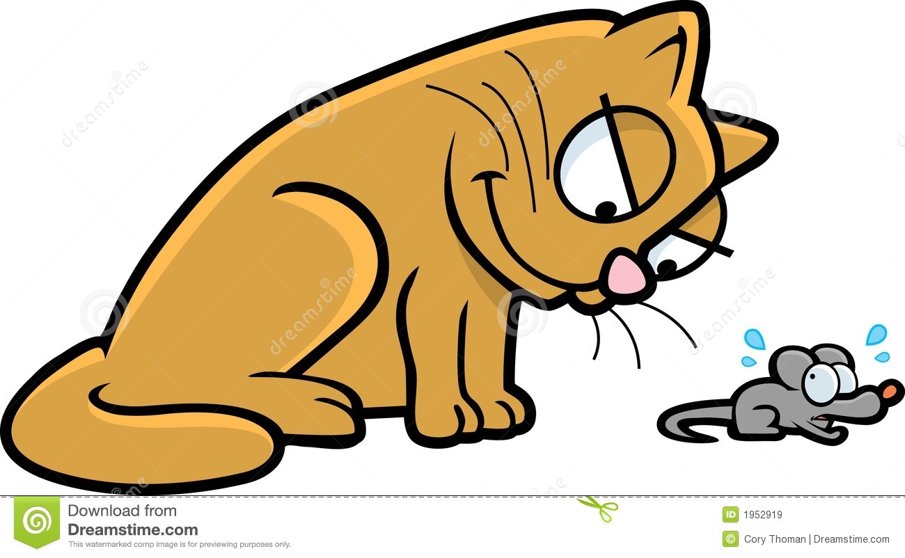 Cat And Mouse Royalty Free Stock Images   Image  1952919