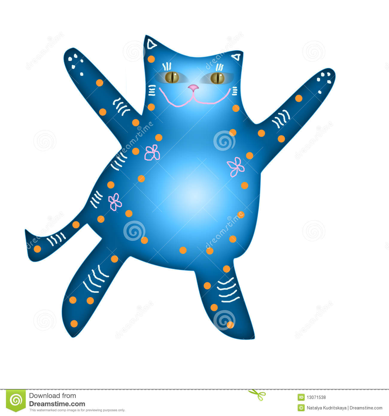 Cat For Congratulations Royalty Free Stock Photos   Image  13071538
