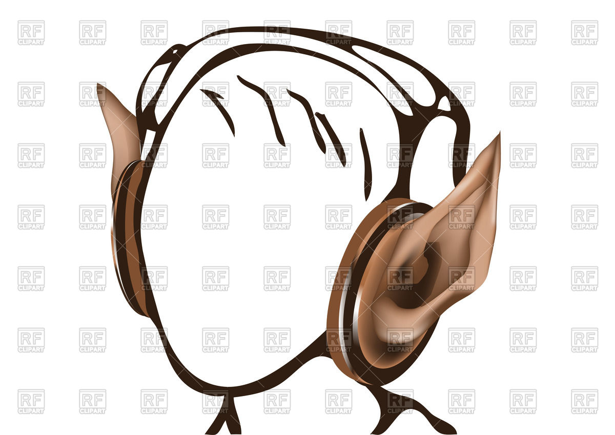Elf S Ears Headphones Objects Download Royalty Free Vector Clip Art