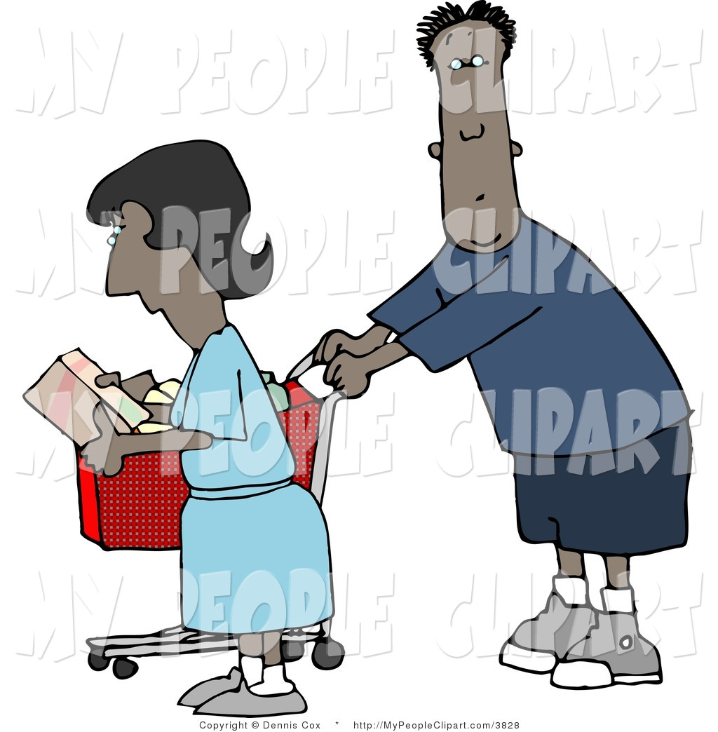 Ethnic Husband And Wife Shopping Together In A Store By Djart    3828
