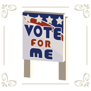Image Vote For Sign