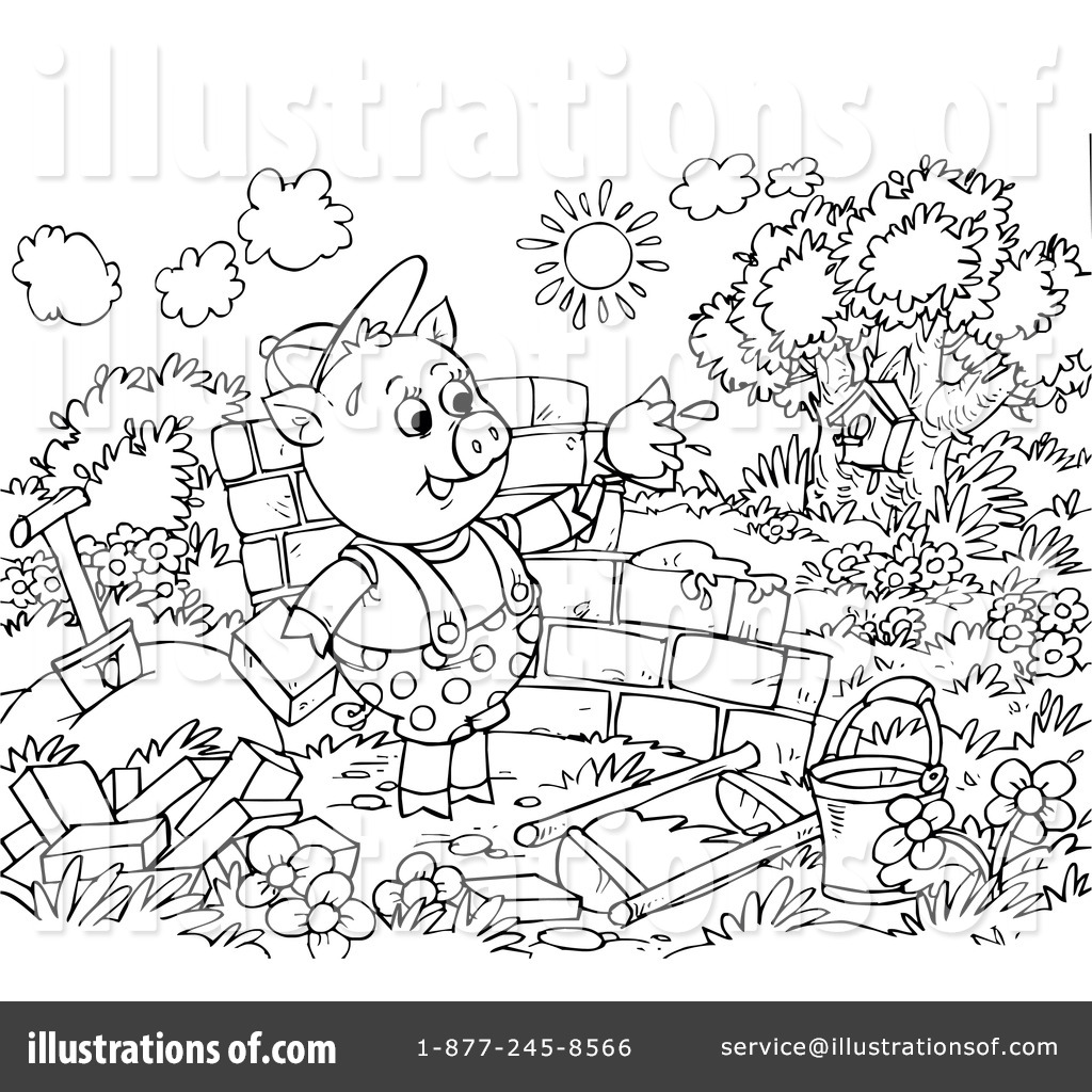 Little Pigs Clipart 91891 By Alex Bannykh Royalty 188729 Three Little