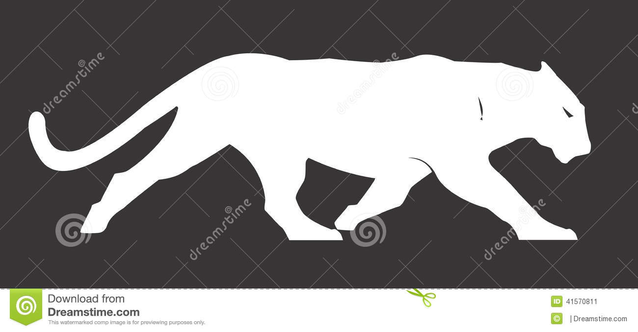 Panther Cat Vector Design Clipart Created In Adobe Illustrator In Eps