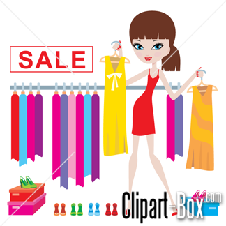 Related Shopping Girl Cliparts