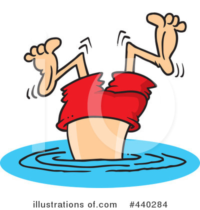Swimming Contains Royalty Free Three Children Pool Clipart