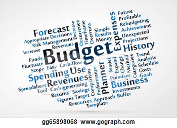 Budget Word Cloud Vector Illustration  Clipart Gg65898068