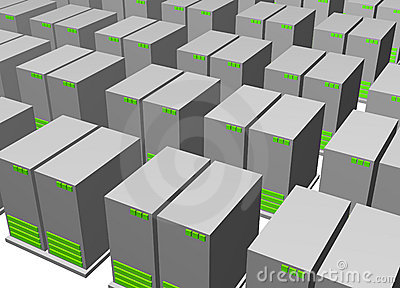 Free Stock Photography  Server Clusters For Data Warehousing Clip Art