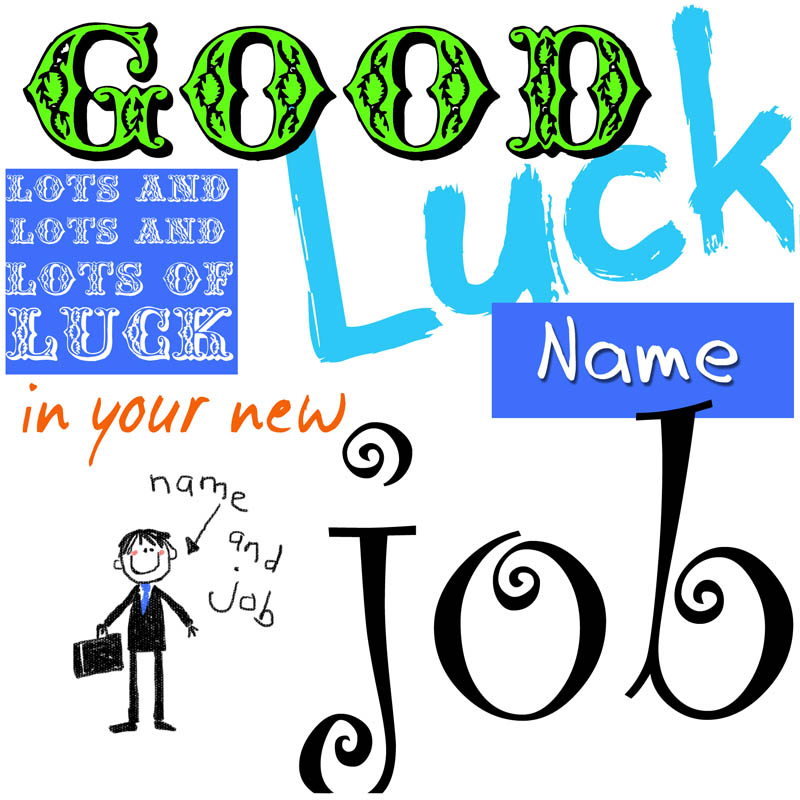 Good Luck On Your New Job Clipart Lots Of Good Luck  Good Luck