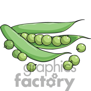 Peas Clipart Black And White
