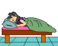 People Animated Clipart  Sleeping   Classroom Clipart
