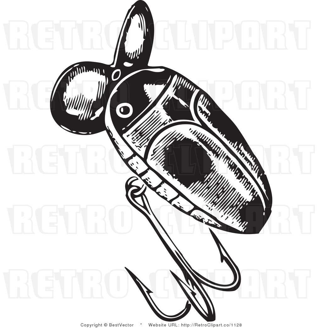 Rf  Vector Retro Clipart Illustration Of A Fishing Hook  This Fishing