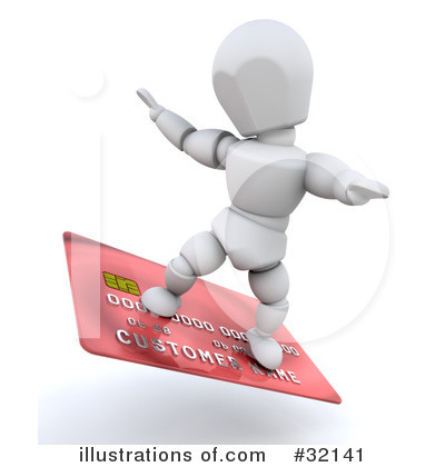 Royalty Free  Rf  Credit Card Clipart Illustration By Kj Pargeter