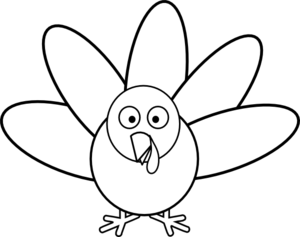 Turkey With Feathers Clip Art At Clker Com   Vector Clip Art Online