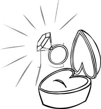 Diamond Ring Coloring Pages