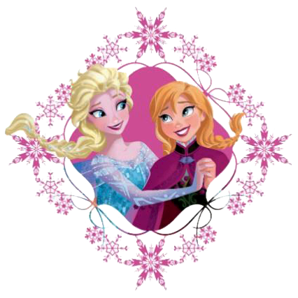 Elsa   Anna Together Clipart
