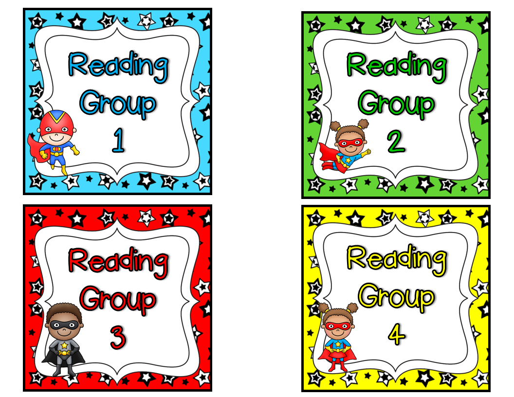Guided Reading Guided Reading Group Icons