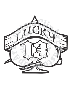 Kus Lucky 13 Custom Clip Art