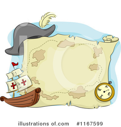 Royalty Free  Rf  Treasure Map Clipart Illustration  1167599 By Bnp