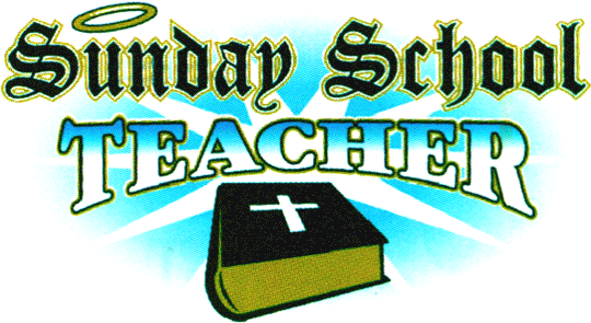 Sunday School Teacher   This Charming Design Includes A Bible The