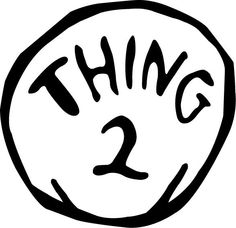 14 Diy Thing 1 Thing 2 Printables   Free Cliparts That You Can
