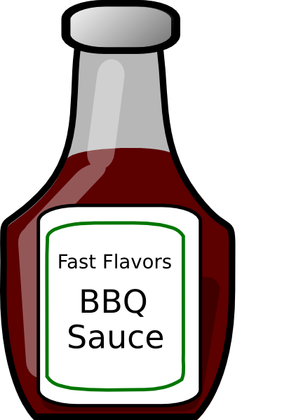 Bbq Sauce Bottle Clip Art At Clker Com   Vector Clip Art Online