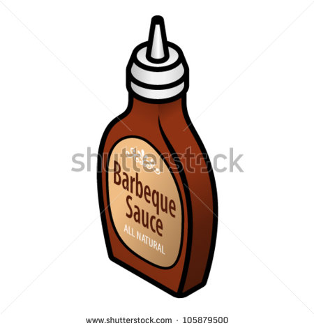 Bbq Sauce Clipart Bottle Of Barbeque Sauce